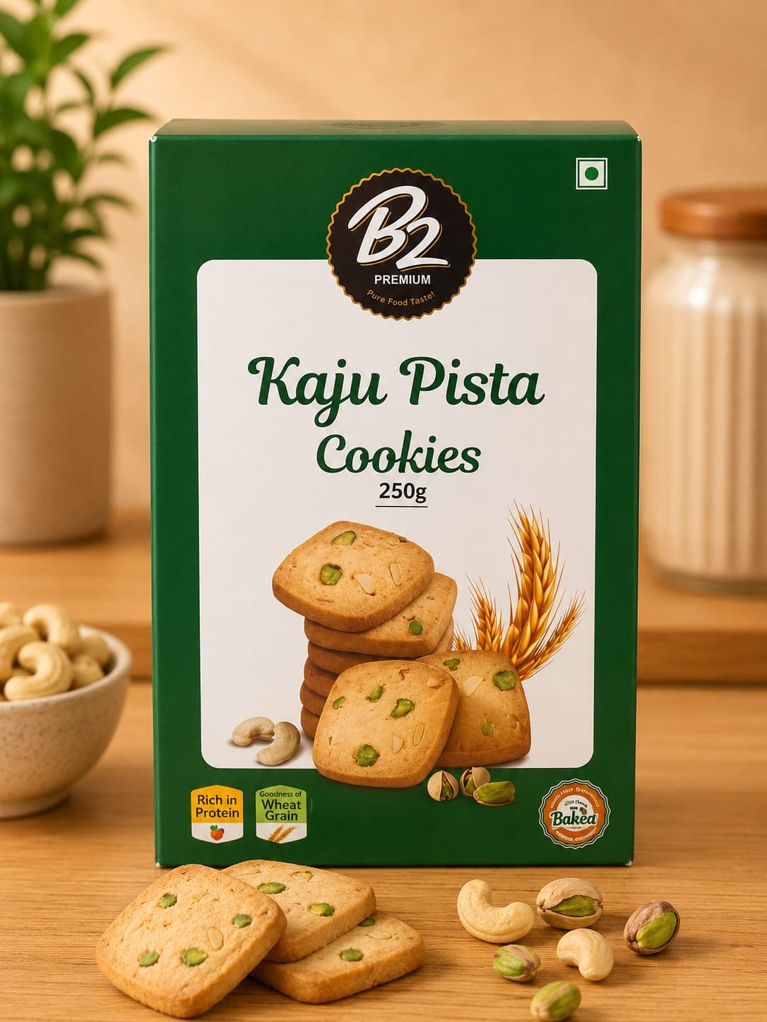 B2 Premium Kaju Pista Cookies: A Tasty and Better Snack for Everyone